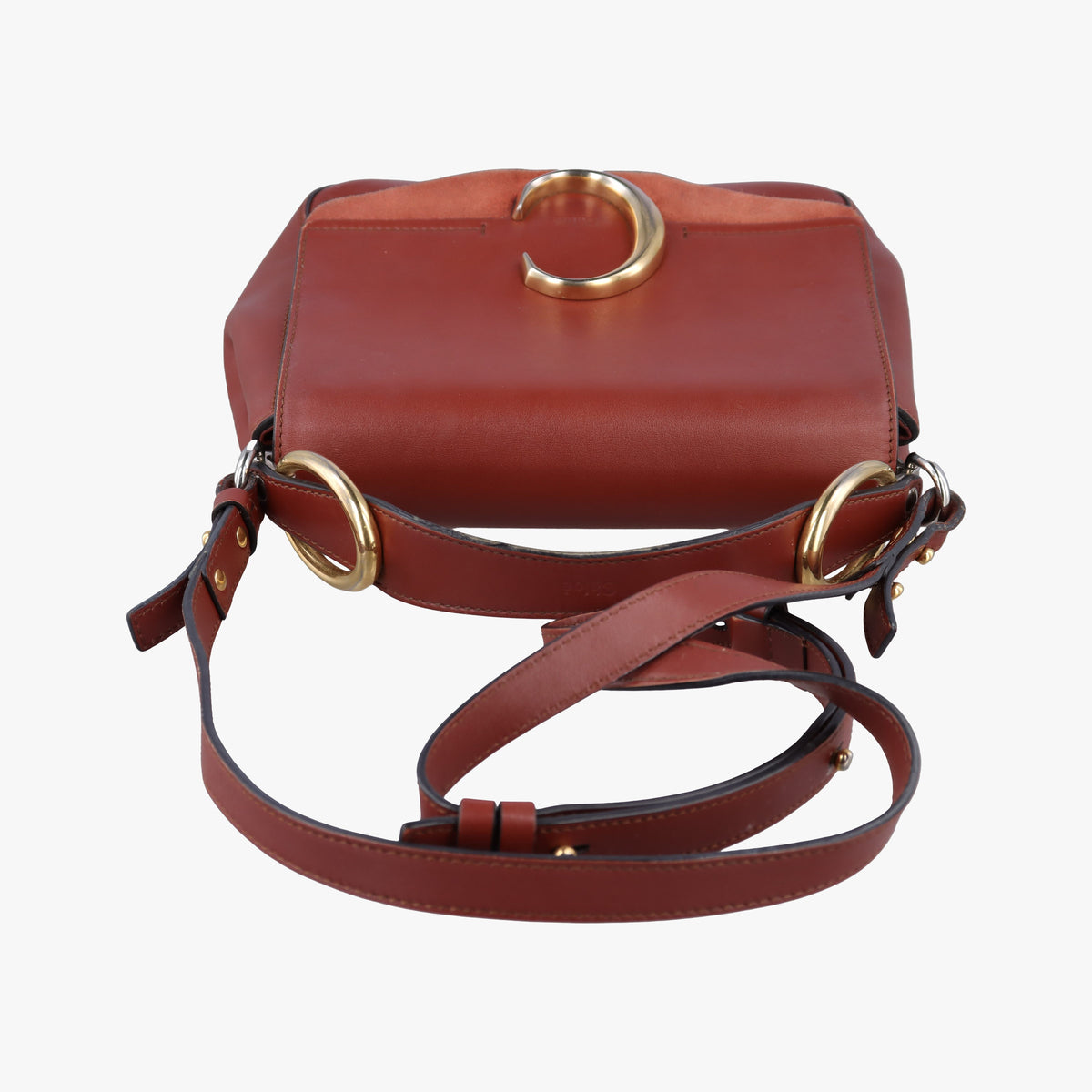Chloe C Brown Leather 04195665-08クロエC ブラウン レザー 04195665-08