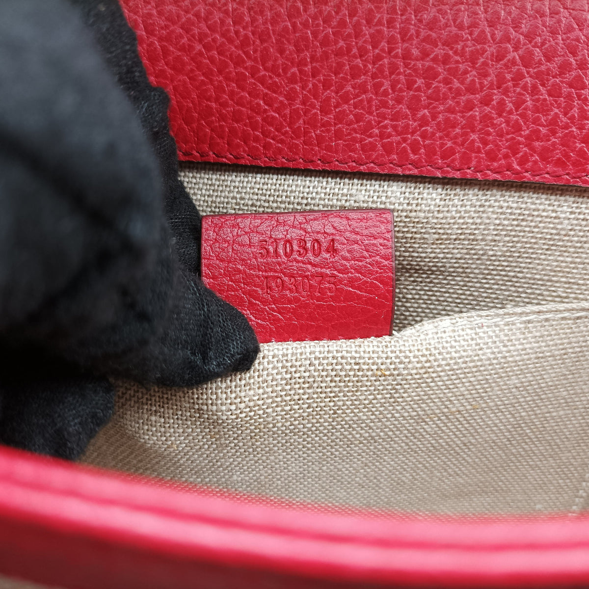 Interlocking G Red Leather 510304 I026009191インターロッキングG レッド レザー 510304 I026009191
