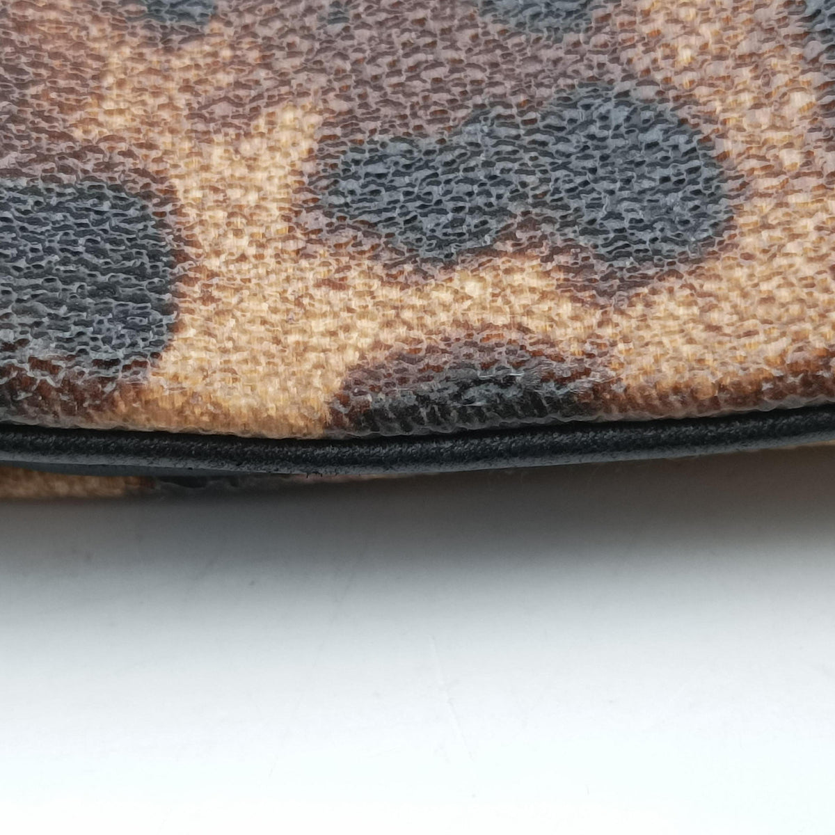 Leopard Print Tote Brown Leather レオパード プリント トート ブラウン レザー