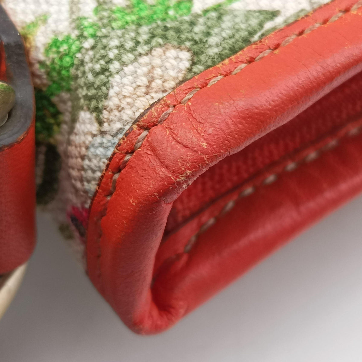 Flora Charmy Multicolour Leather×canvas 272400 F9083012フローラ チャーミー マルチカラー レザー×キャンバス 272400 F9083012