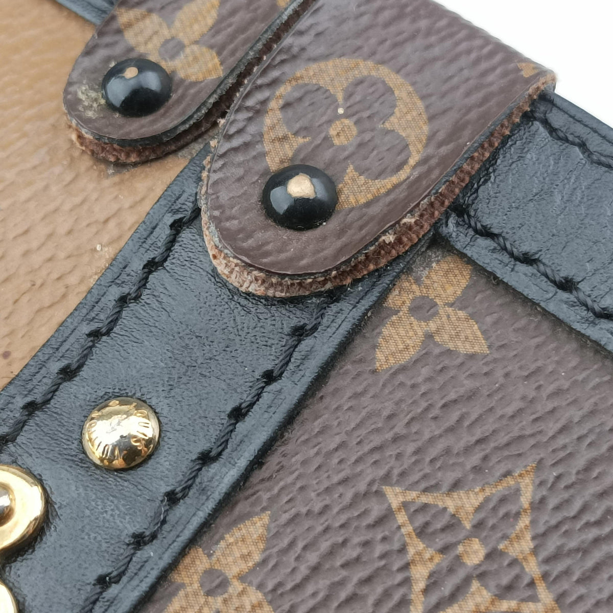 Trunk Clutch Brown Monogram canvas x calfskin M43596 IC Chipトランククラッチ モノグラム/ブラウン モノグラム キャンバス×カーフレザー M43596 ICチップ