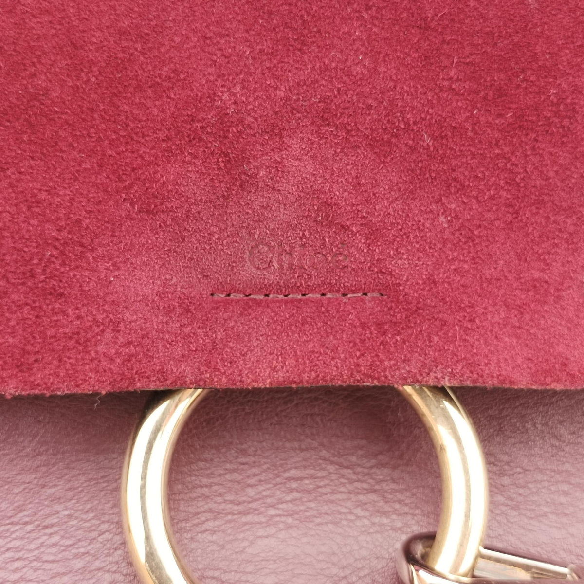 FAYE Burgundy Suede × leather 03165665-04フェイ ワインレッド スエード×レザー 03165665-04