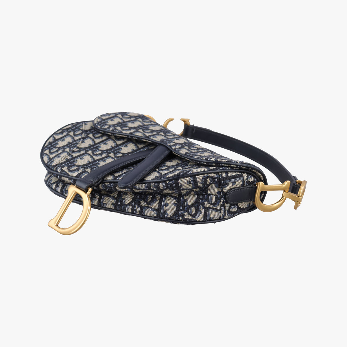 Saddle Navy Jacquard × Leather 28-MA-1220 IC Chipサドル ネイビー ジャガード×レザー 28-MA-1220 ICチップ