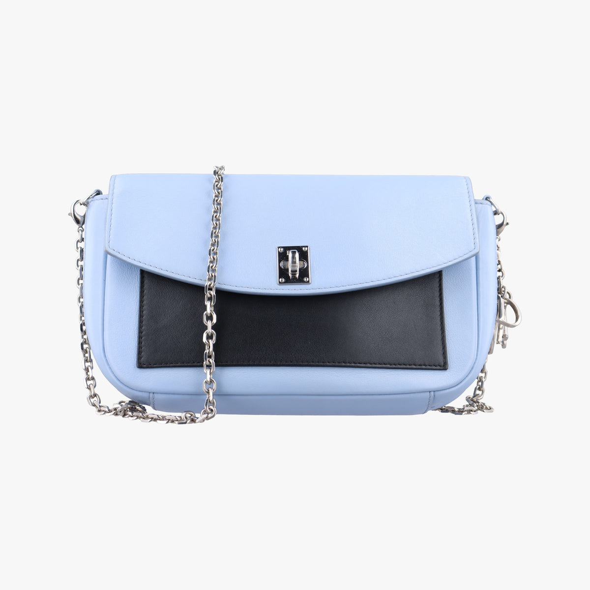 Tricolour Turnlock Blue Leather 12-MA-0174トリコロール ターンロック ブルー レザー 12-MA-0174