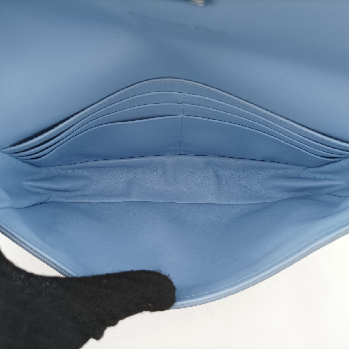 Tricolour Turnlock Blue Leather 12-MA-0174トリコロール ターンロック ブルー レザー 12-MA-0174