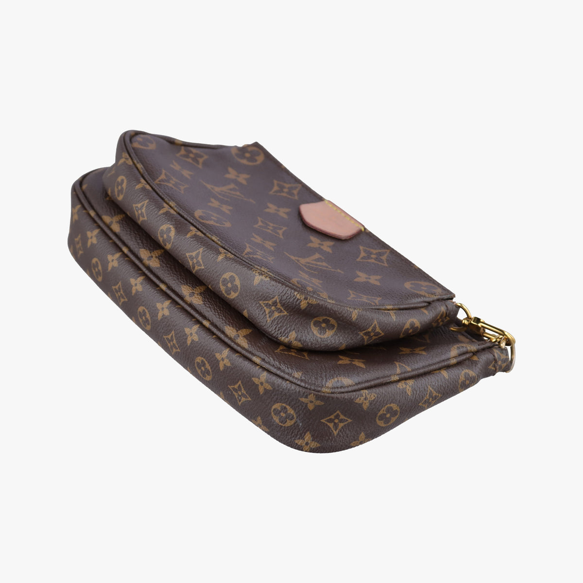 MULTI POCHETTE ACCESSOIRES MARRON×ROSE CLAIRE Monogram Canvas M44840 DR4149ミュルティポシェットアクセソワール マロン×ローズ クレール モノグラムキャンバス M44840 DR4149