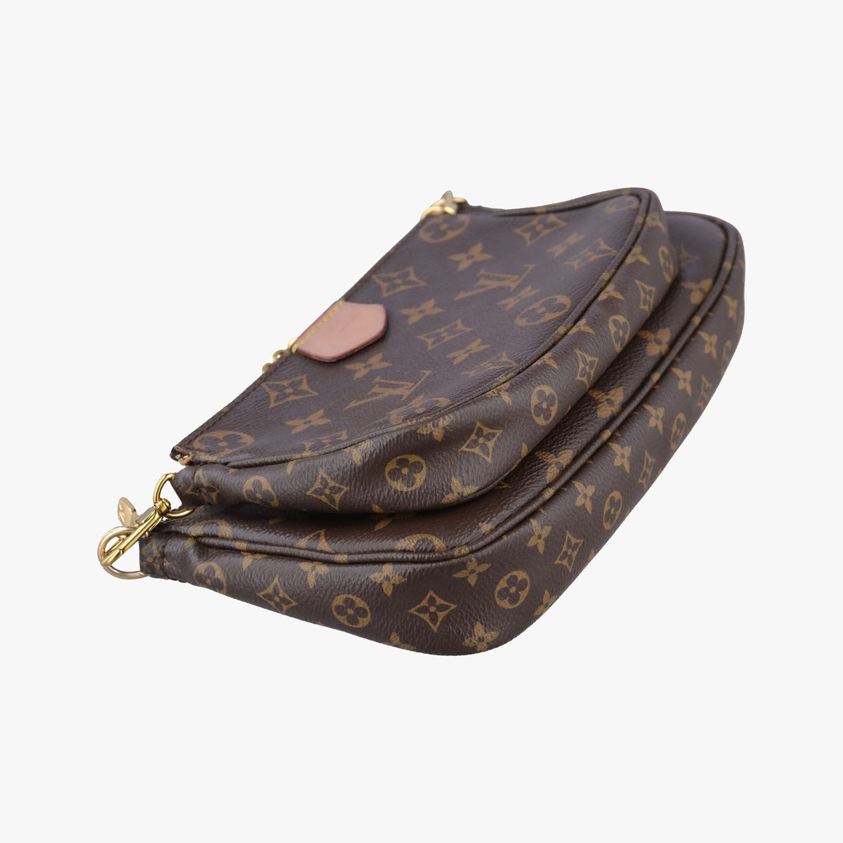 MULTI POCHETTE ACCESSOIRES MARRON×ROSE CLAIRE Monogram Canvas M44840 DR4149ミュルティポシェットアクセソワール マロン×ローズ クレール モノグラムキャンバス M44840 DR4149