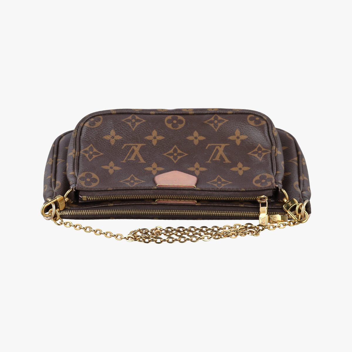 MULTI POCHETTE ACCESSOIRES MARRON×ROSE CLAIRE Monogram Canvas M44840 DR4149ミュルティポシェットアクセソワール マロン×ローズ クレール モノグラムキャンバス M44840 DR4149