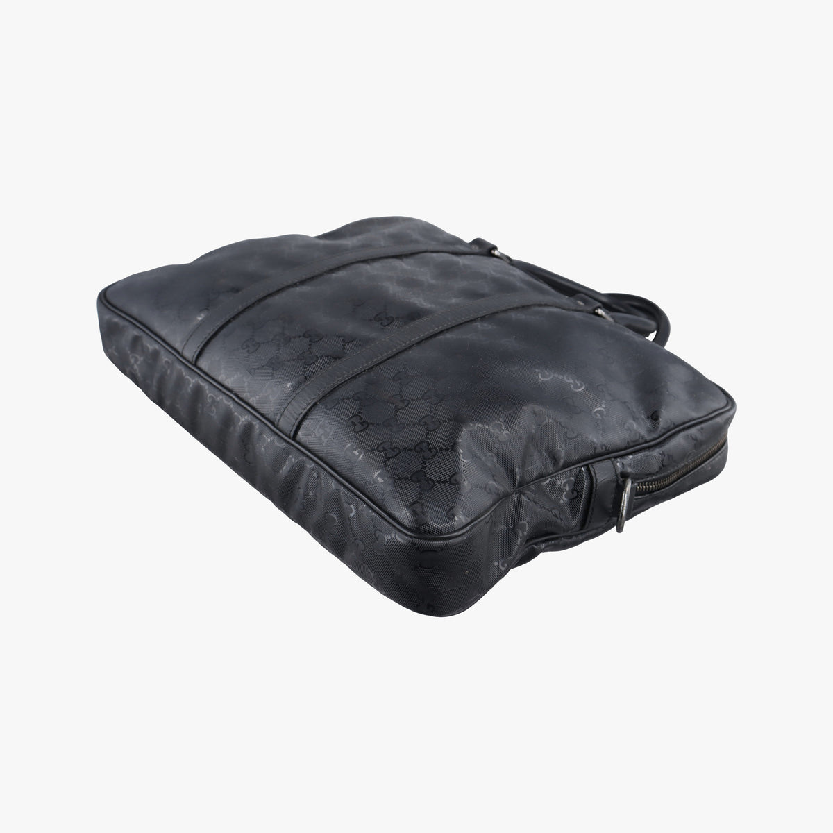 GG Imprime Briefcase Black PVC coated canvas 201480 B011081594GGインプリメ ブリーフケース ブラック PVCコーティングキャンバス 201480 B011081594