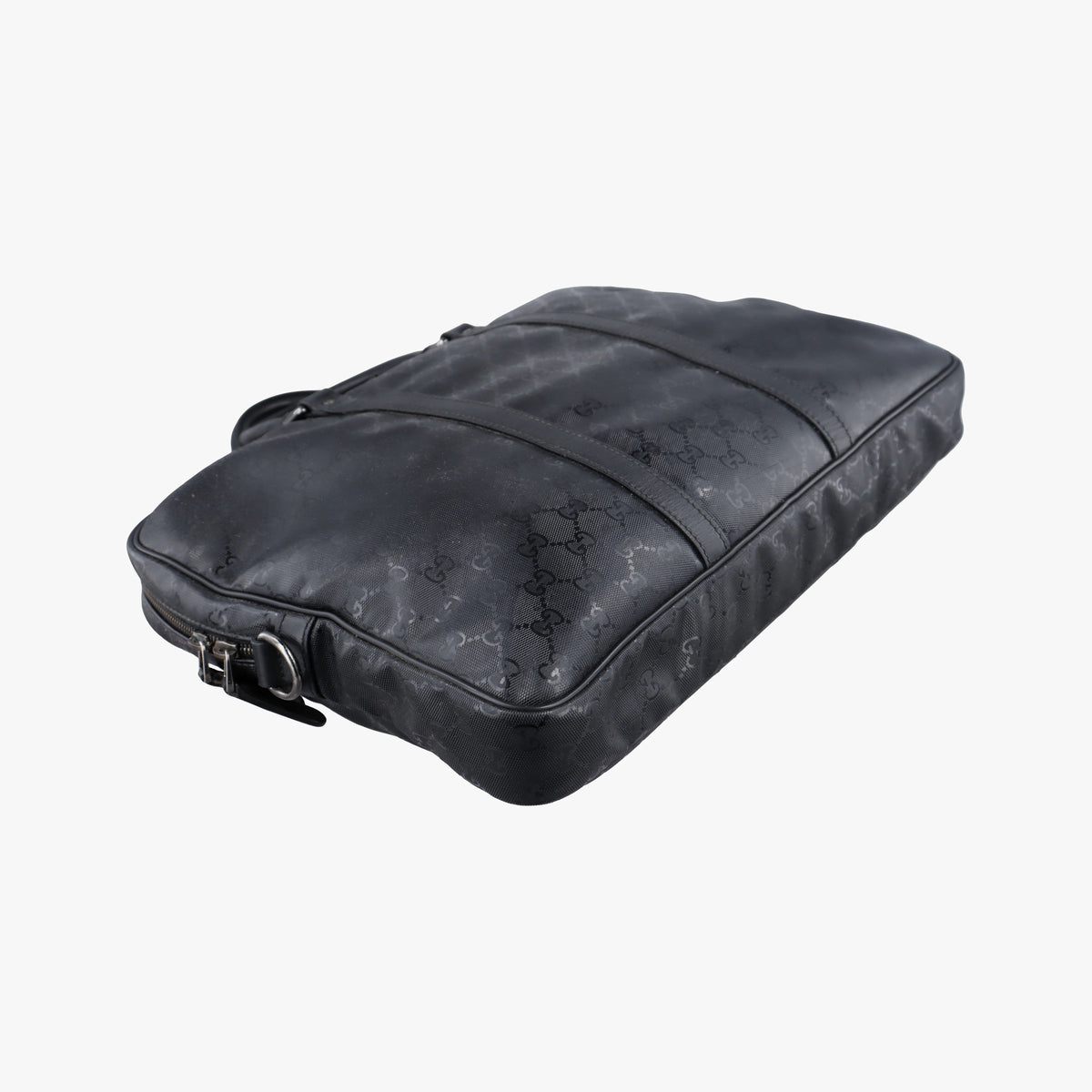 GG Imprime Briefcase Black PVC coated canvas 201480 B011081594GGインプリメ ブリーフケース ブラック PVCコーティングキャンバス 201480 B011081594
