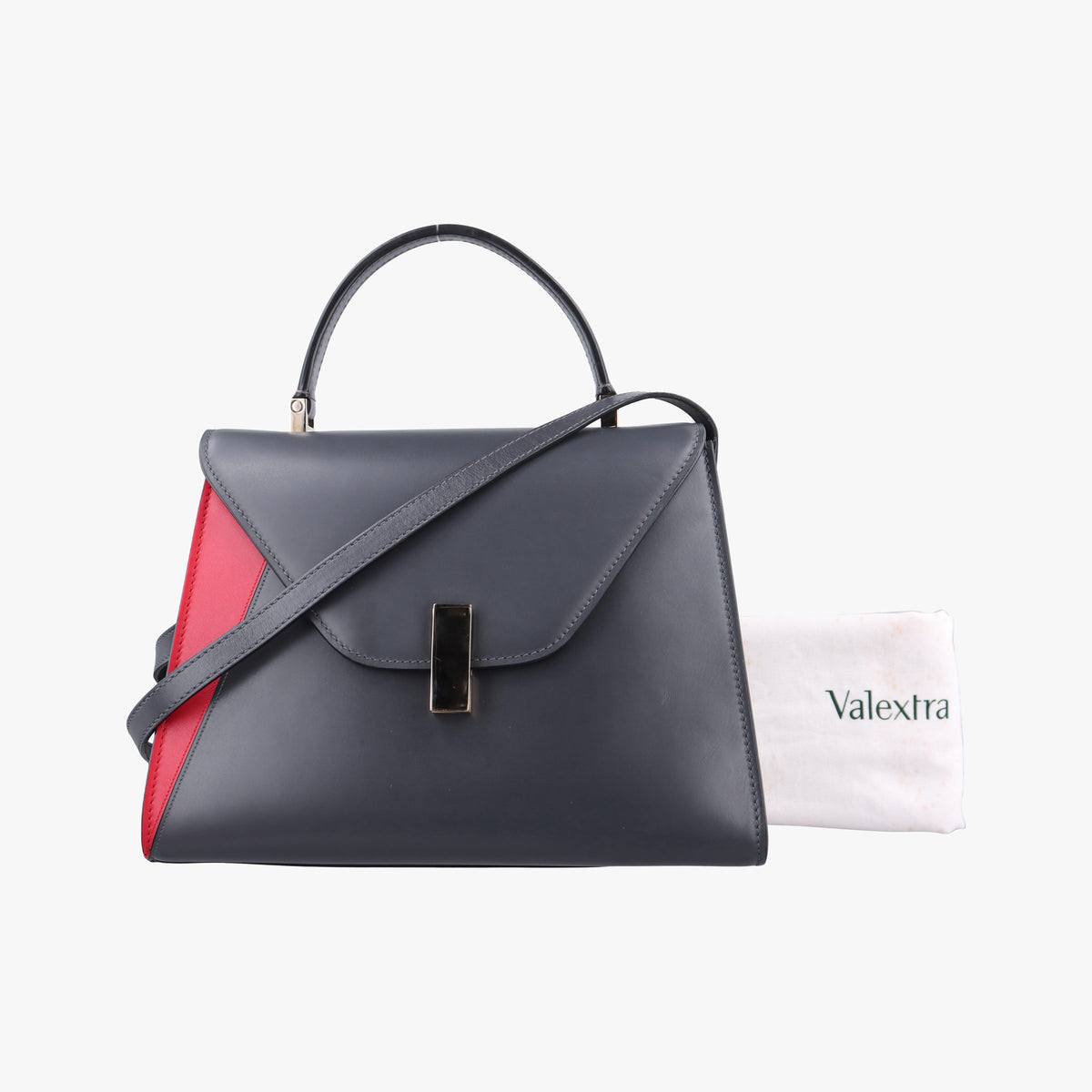 Iside Grey x Red Calf Leather N 455173イジィデ グレー x レッド カーフスキン N 455173
