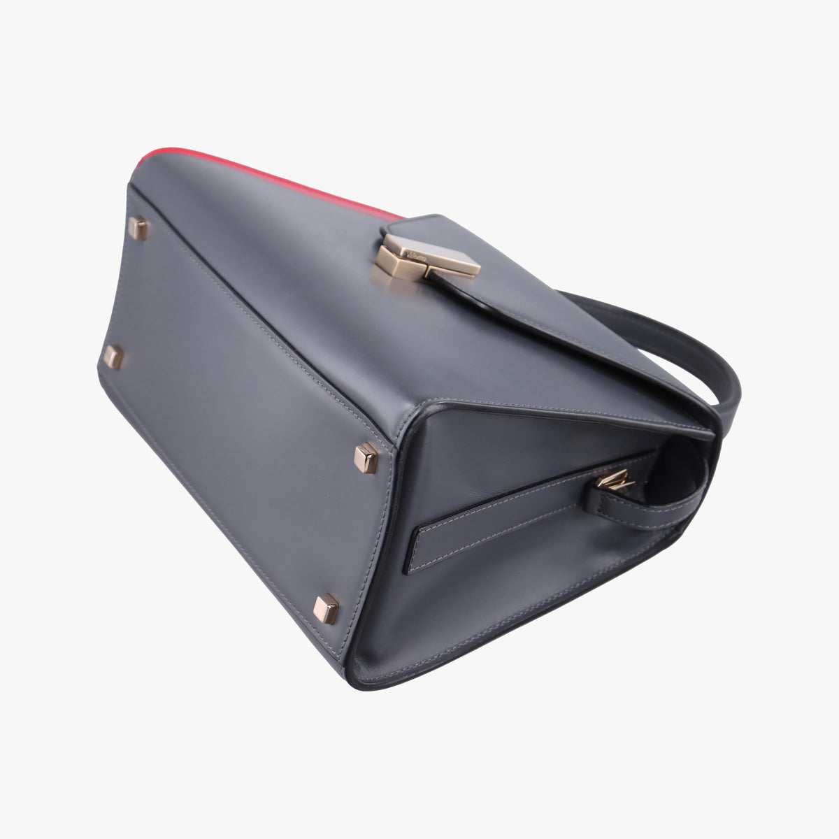 Iside Grey x Red Calf Leather N 455173イジィデ グレー x レッド カーフスキン N 455173
