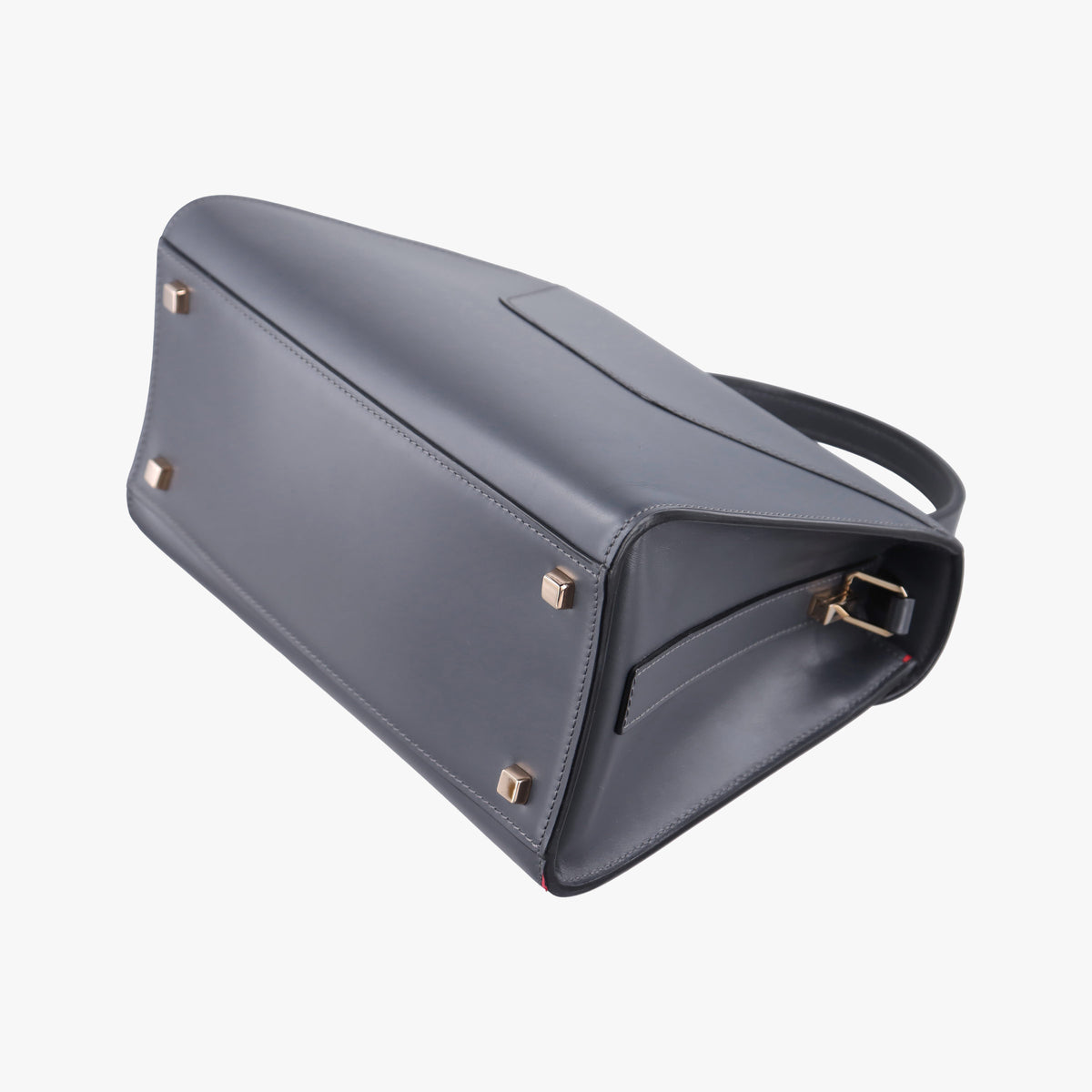 Iside Grey x Red Calf Leather N 455173イジィデ グレー x レッド カーフスキン N 455173