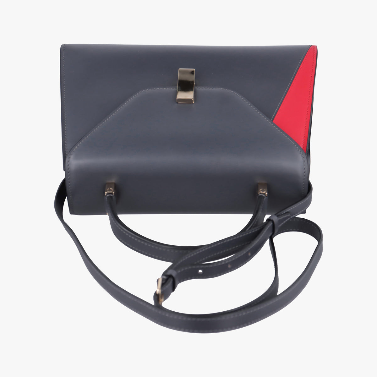 Iside Grey x Red Calf Leather N 455173イジィデ グレー x レッド カーフスキン N 455173