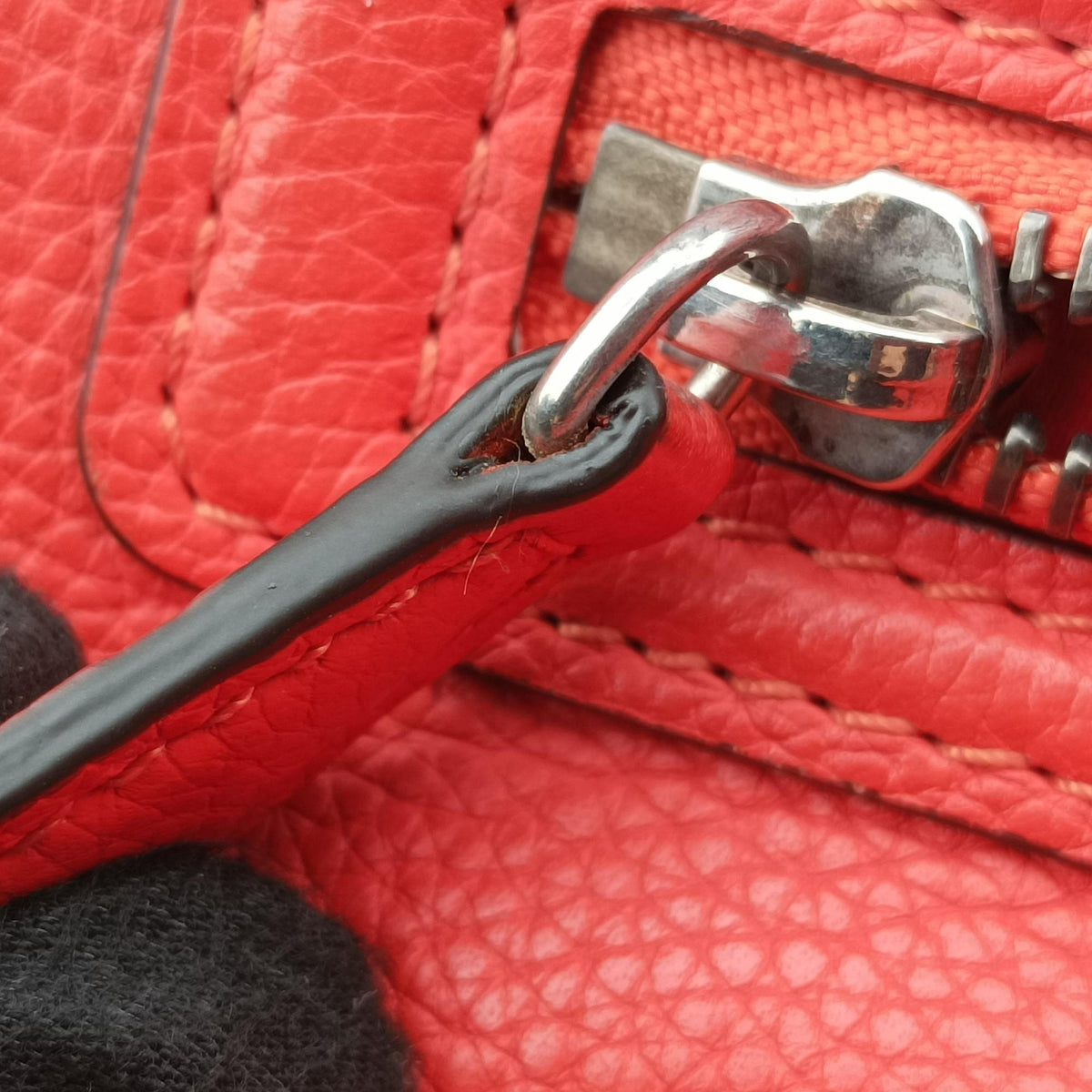 Luggage Mini Shopper Red Leather F-SN-0172 S-CU-0182ラゲージミニショッパー レッド レザー F-SN-0172 S-CU-0182