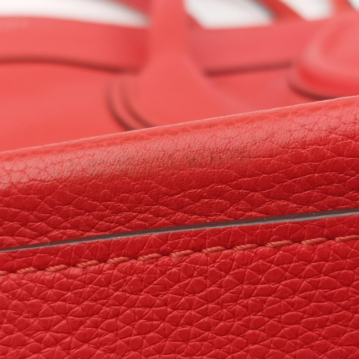 Luggage Mini Shopper Red Leather F-SN-0172 S-CU-0182ラゲージミニショッパー レッド レザー F-SN-0172 S-CU-0182