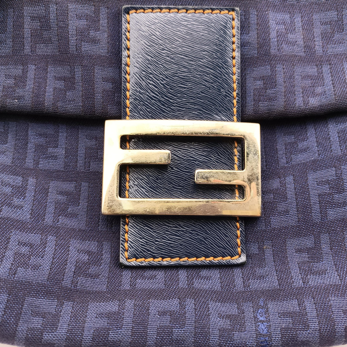 Zucchino Blue Canvas 8BT075 2288-8BT075-AGC-098ズッキーノ柄 ブルー キャンバス 8BT075 2288-8BT075-AGC-098