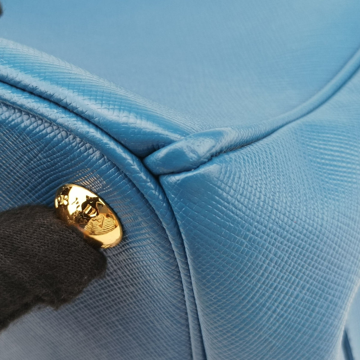 Galleria Blue SAFFIANO Leather BN1786 100ガレリア ブルー サフィアーノレザー BN1786 100