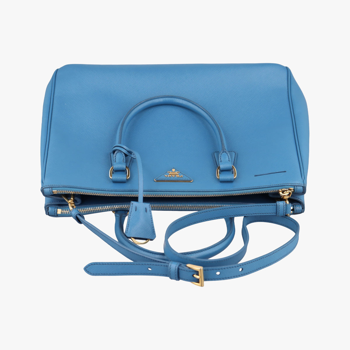 Galleria Blue SAFFIANO Leather BN1786 100ガレリア ブルー サフィアーノレザー BN1786 100