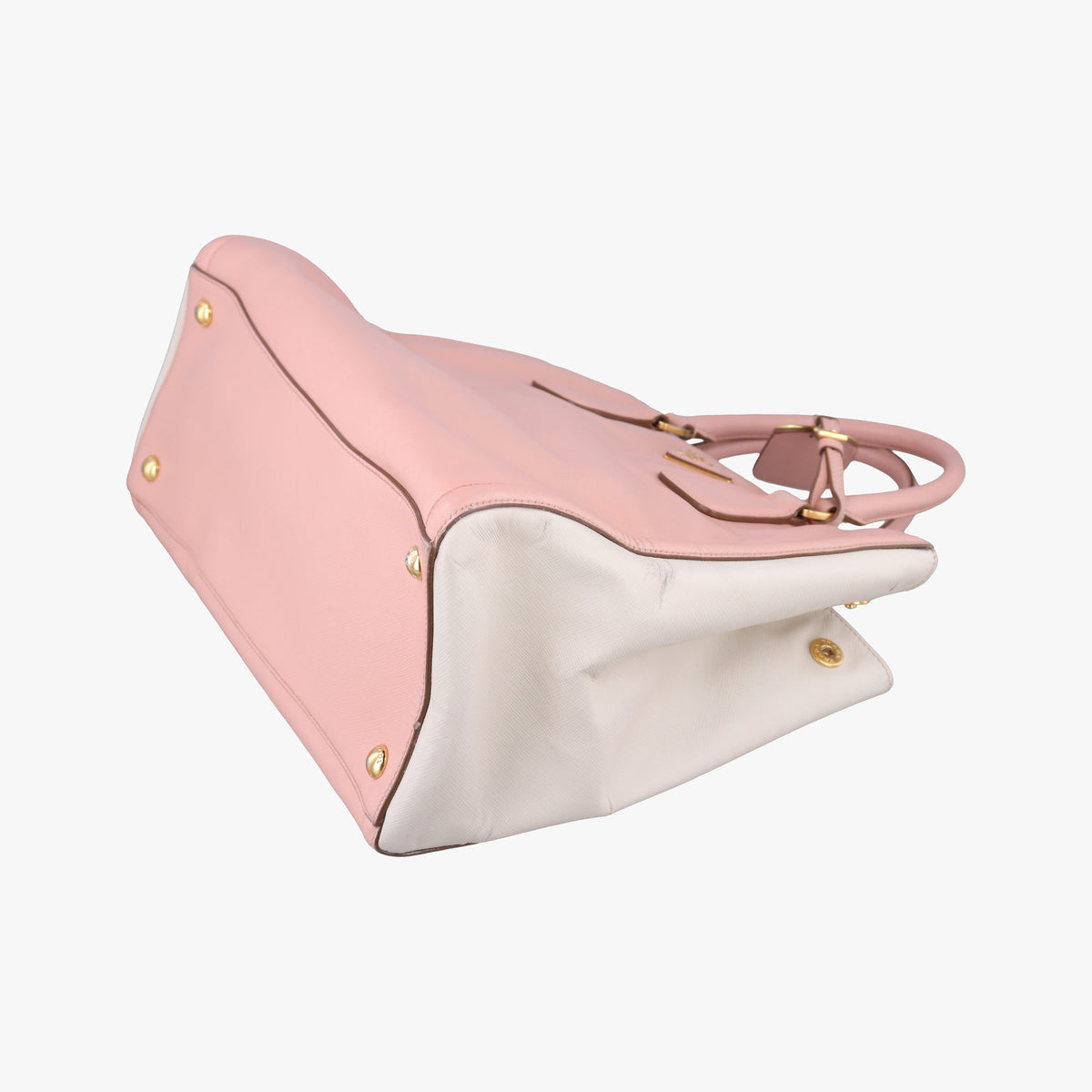 Galleria Pink×White SAFFIANO Leather BN2438 7/A 165ガレリア ピンク×ホワイト サフィアーノレザー BN2438 7/A 165
