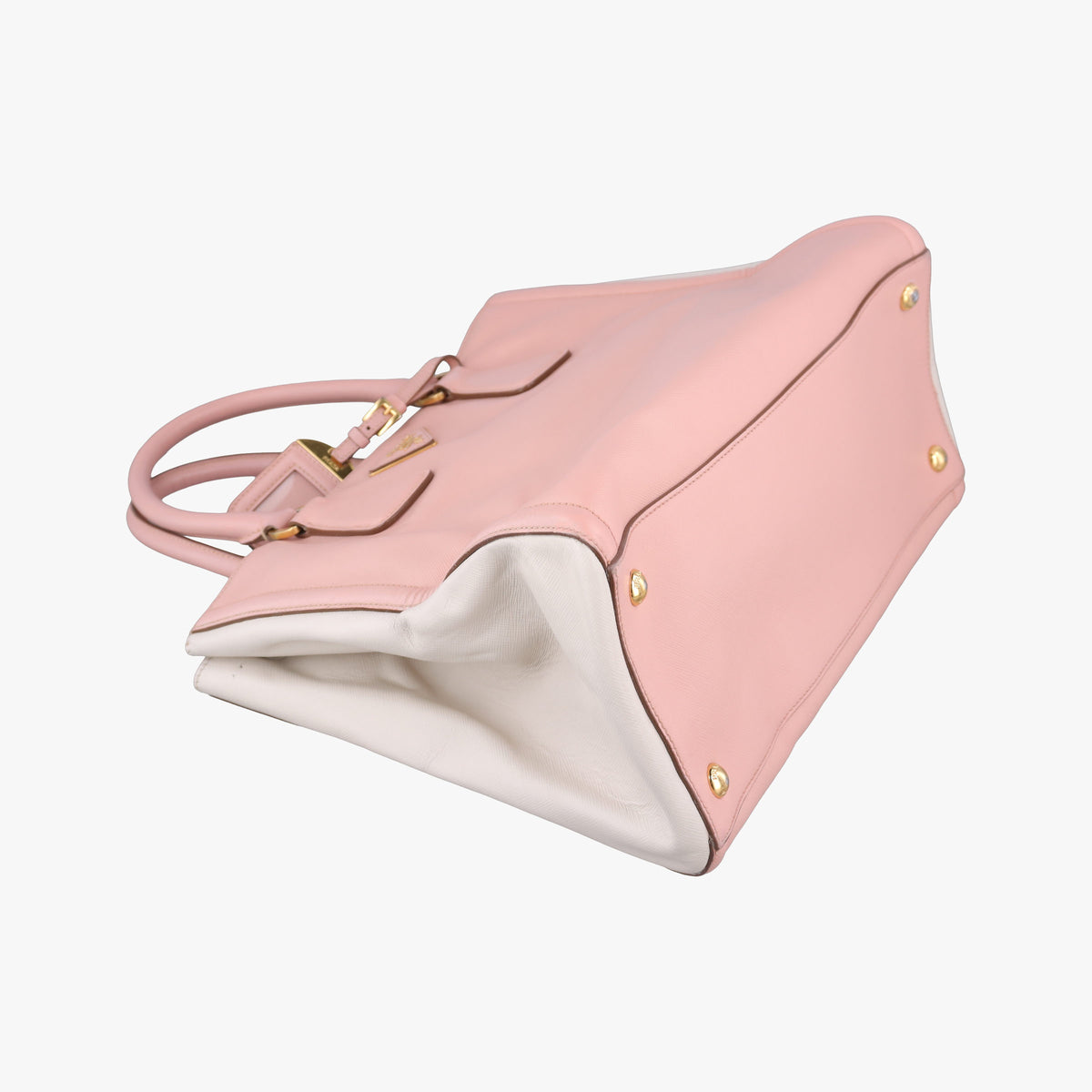 Galleria Pink×White SAFFIANO Leather BN2438 7/A 165ガレリア ピンク×ホワイト サフィアーノレザー BN2438 7/A 165