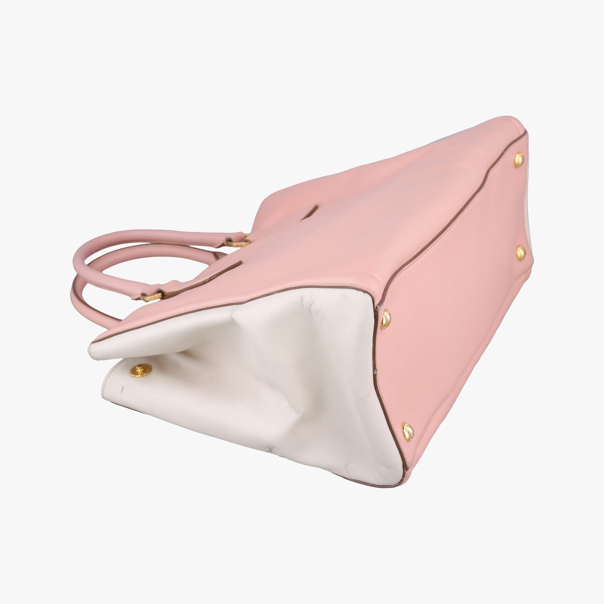 Galleria Pink×White SAFFIANO Leather BN2438 7/A 165ガレリア ピンク×ホワイト サフィアーノレザー BN2438 7/A 165