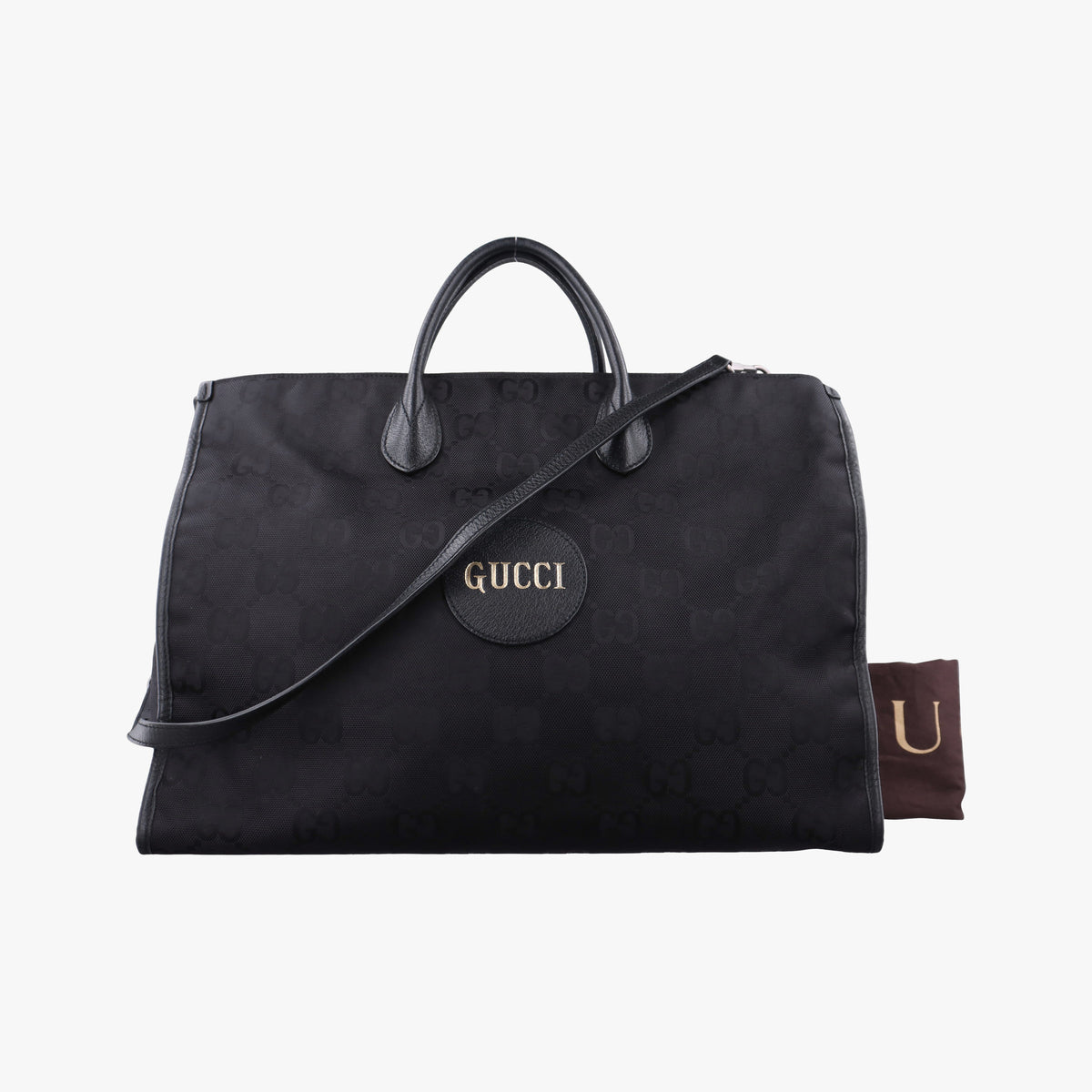 OFF THE GRID Black nylon×Leather 630353 E032844785オフ ザ グリッド ブラック ナイロン×レザー 630353 E032844785