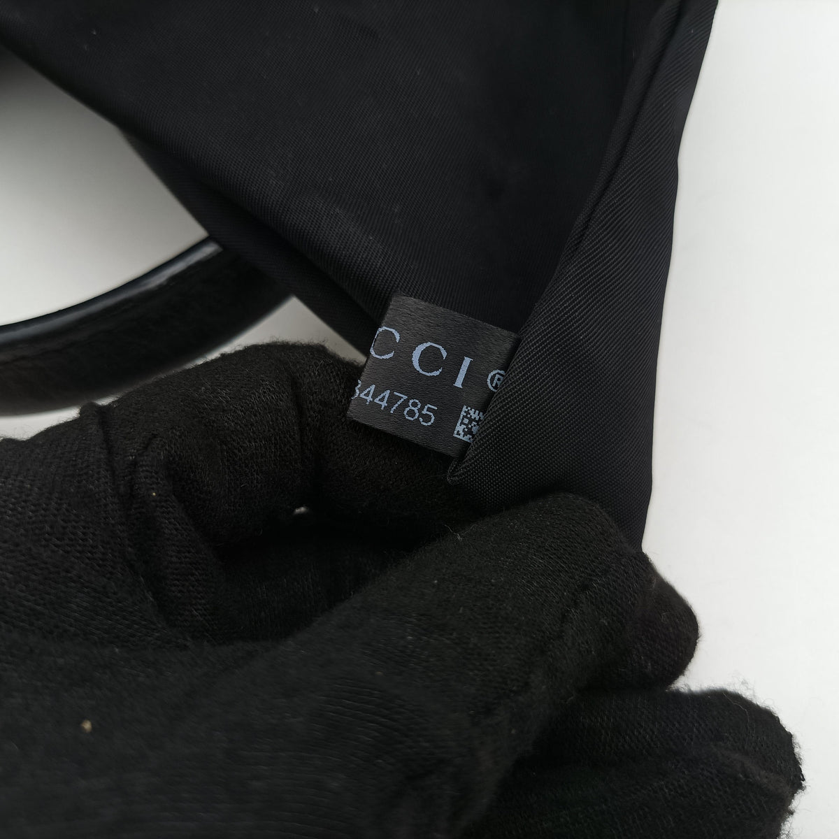 OFF THE GRID Black nylon×Leather 630353 E032844785オフ ザ グリッド ブラック ナイロン×レザー 630353 E032844785