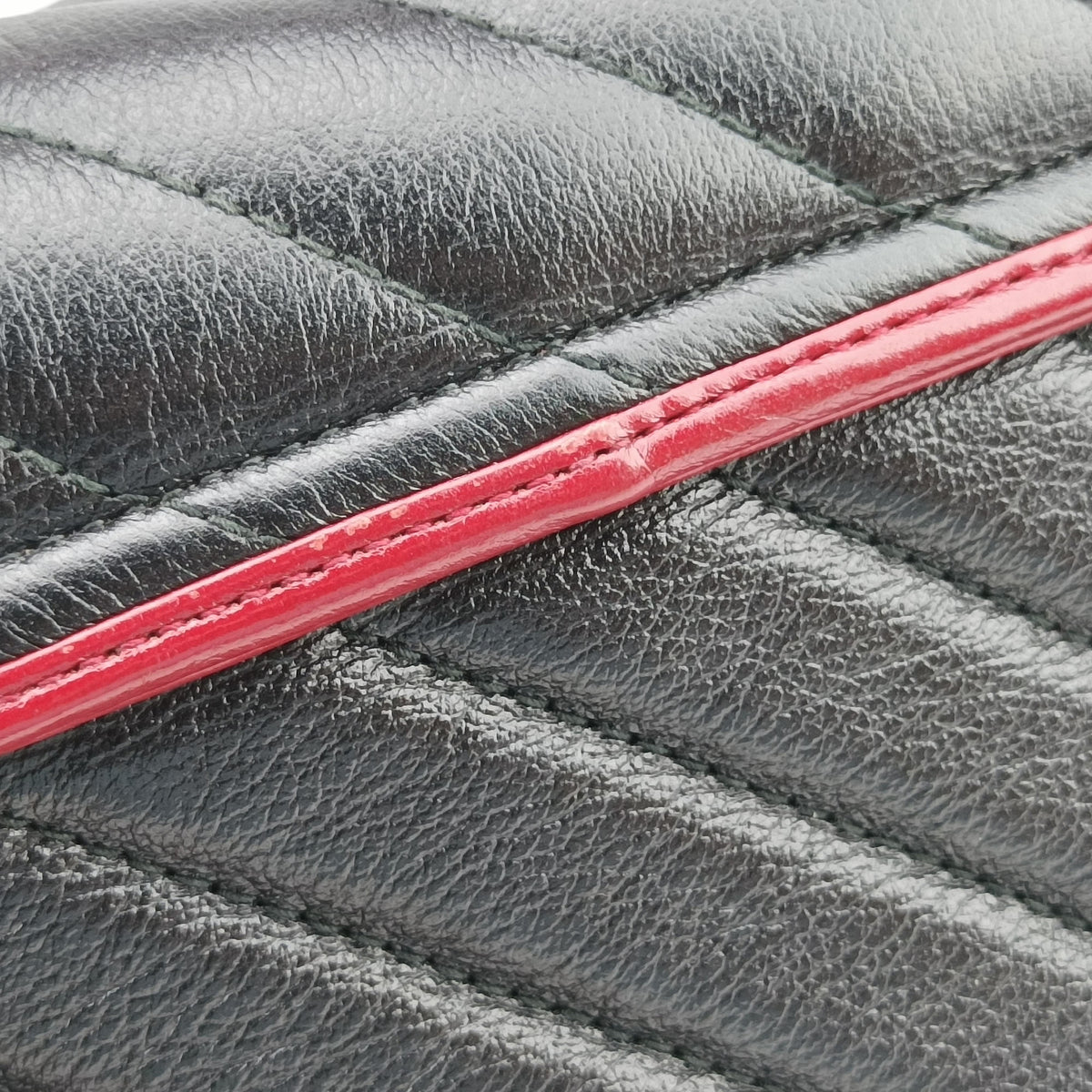 GG Marmont Black×Red Leather 583571 I028671022GGマーモント ブラック×レッド レザー 583571 I028671022
