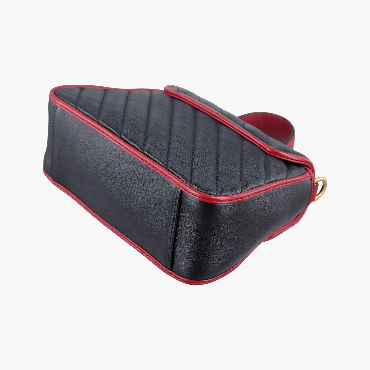 GG Marmont Black×Red Leather 583571 I028671022GGマーモント ブラック×レッド レザー 583571 I028671022