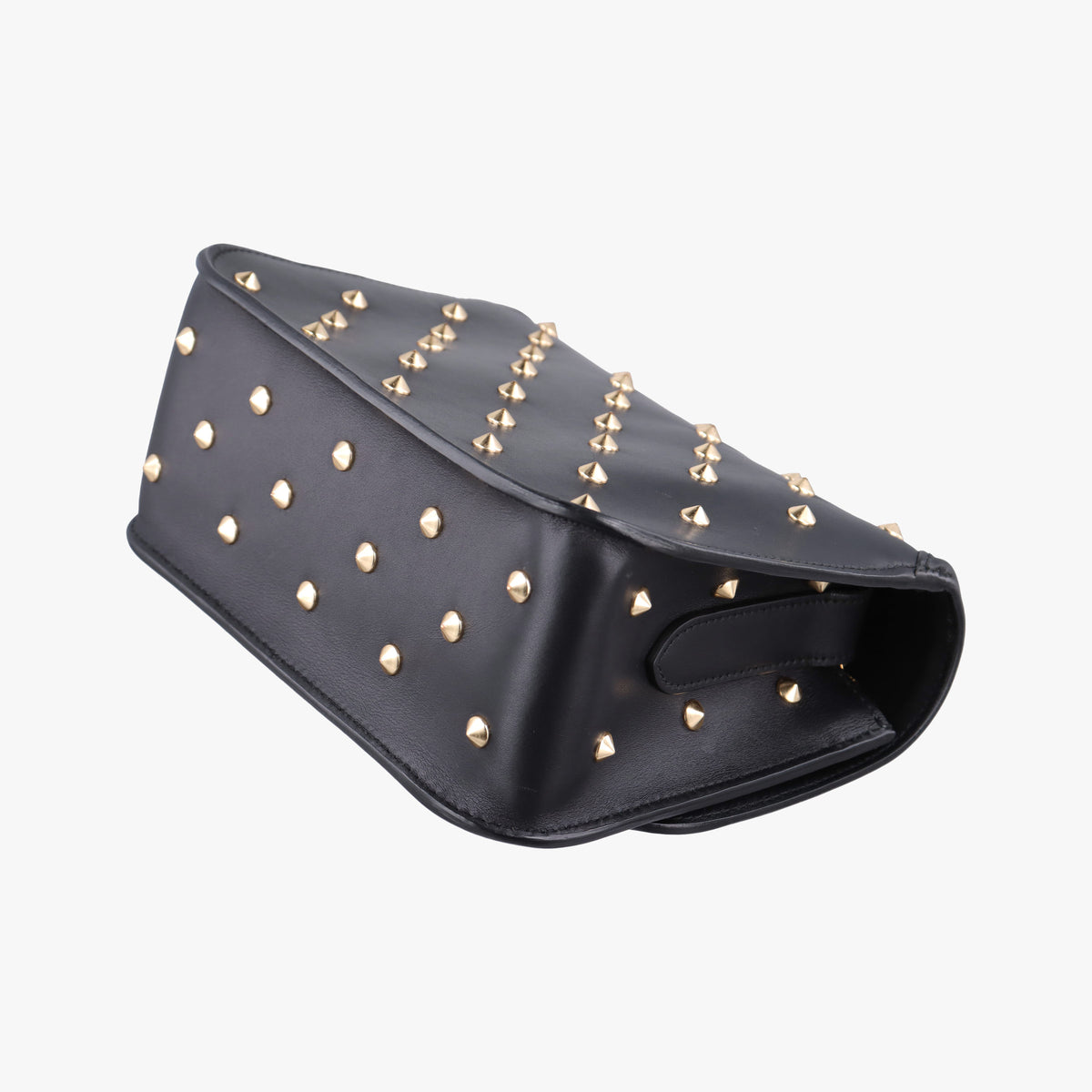 Studded Skull Padlock Black Leather 544483.344016スタッズ スカル パドロック ブラック レザー 544483.344016