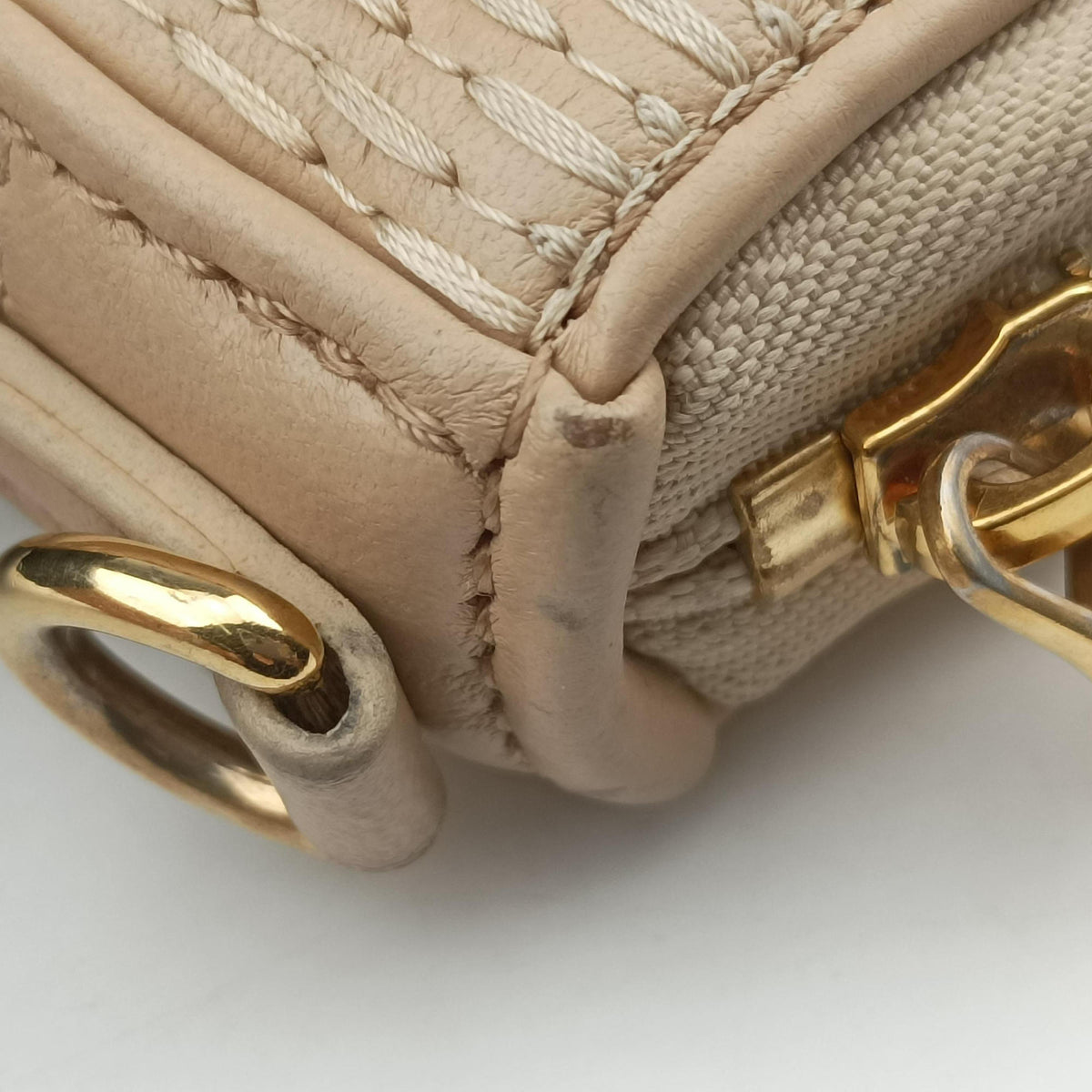 Pochette Troca Damier Giant Beige Lambskin M59048 IC Chipポシェット トロカ ダミエ ジャイアント ベージュ ラムスキン M59048 ICチップ