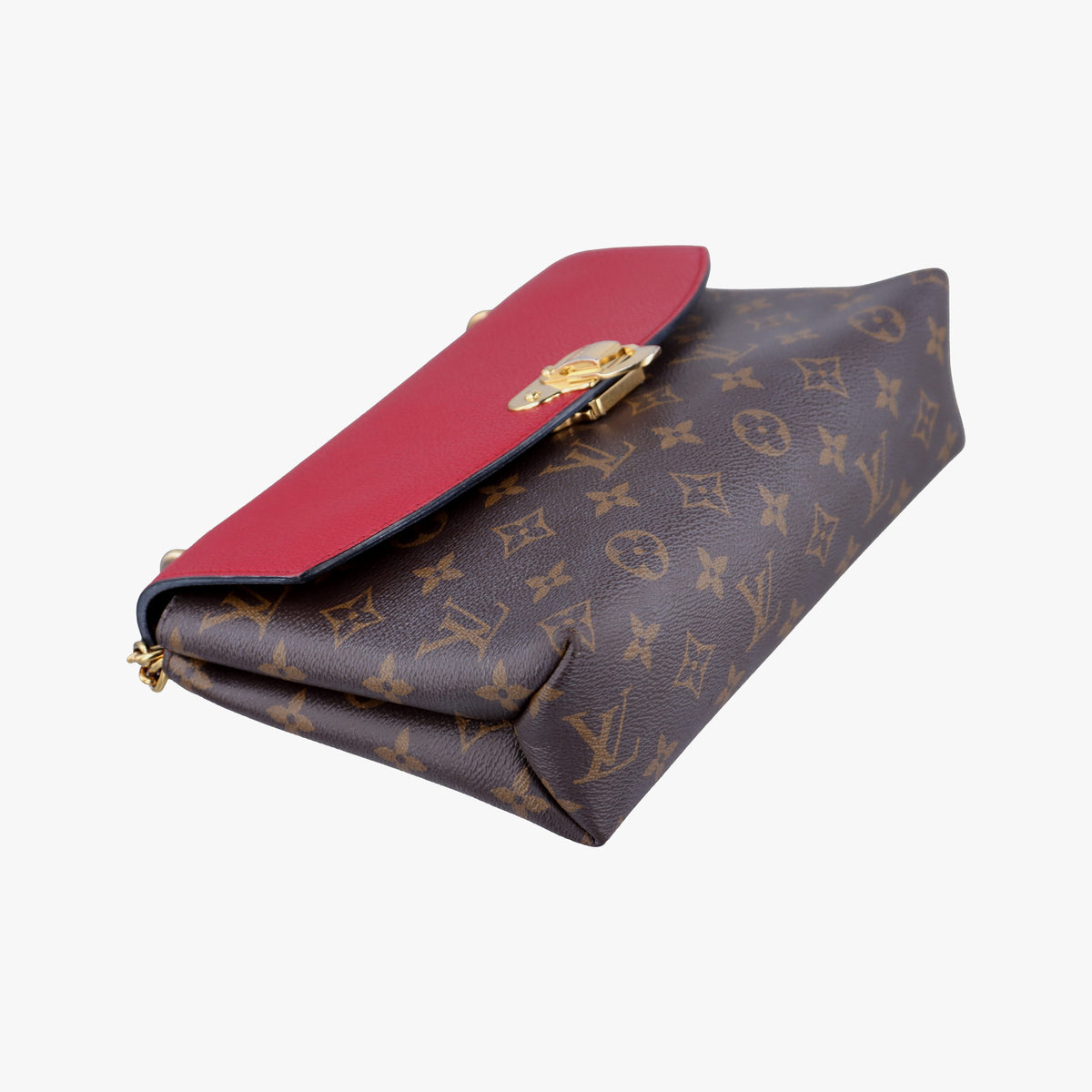SAINT PLACIDE brown×CERISE Monogram Canvas×calf leather M43713 IC Chipサンプラシード モノグラム/ブラウン×スリーズ モノグラムキャンバス×カーフレザー M43713 ICチップ
