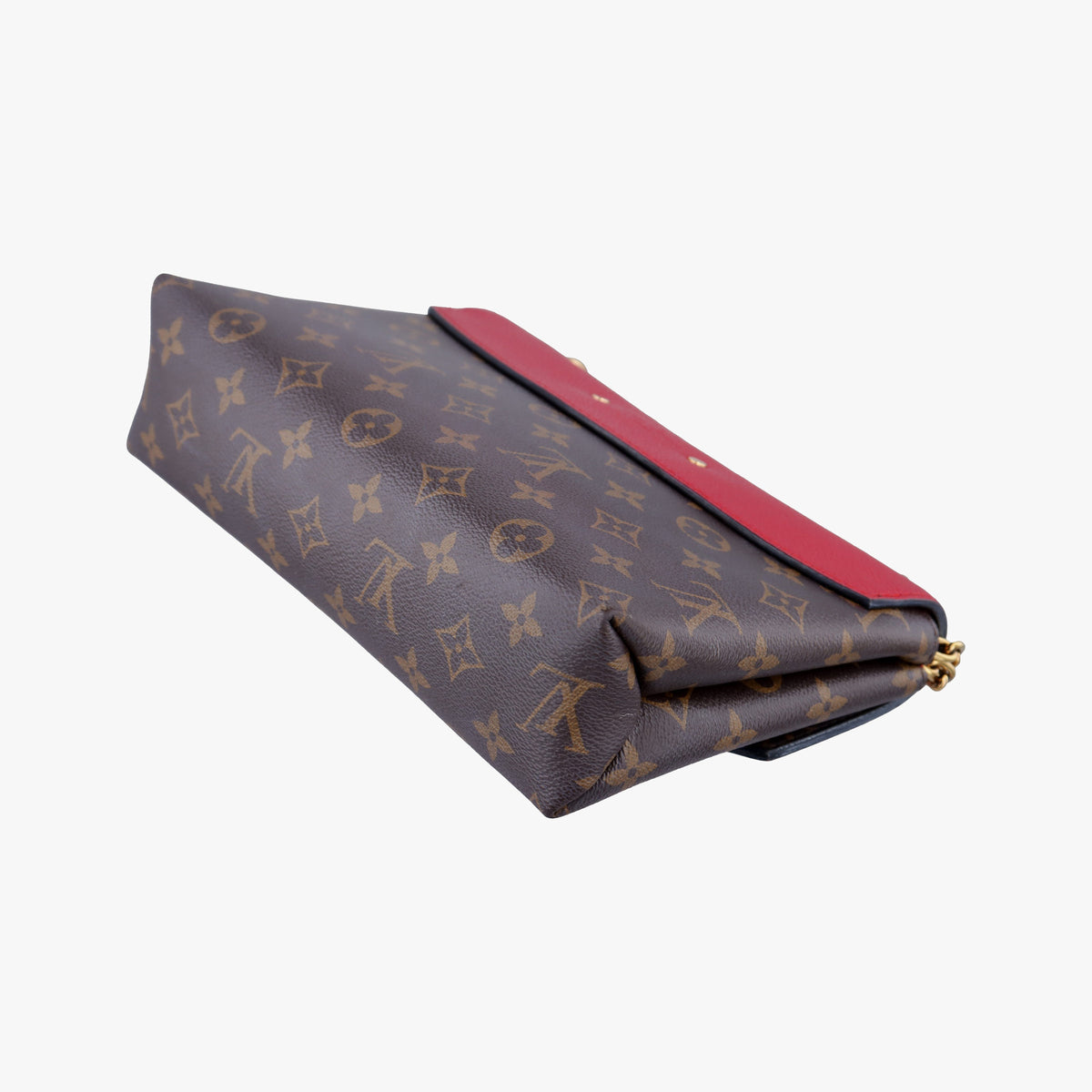 SAINT PLACIDE brown×CERISE Monogram Canvas×calf leather M43713 IC Chipサンプラシード モノグラム/ブラウン×スリーズ モノグラムキャンバス×カーフレザー M43713 ICチップ