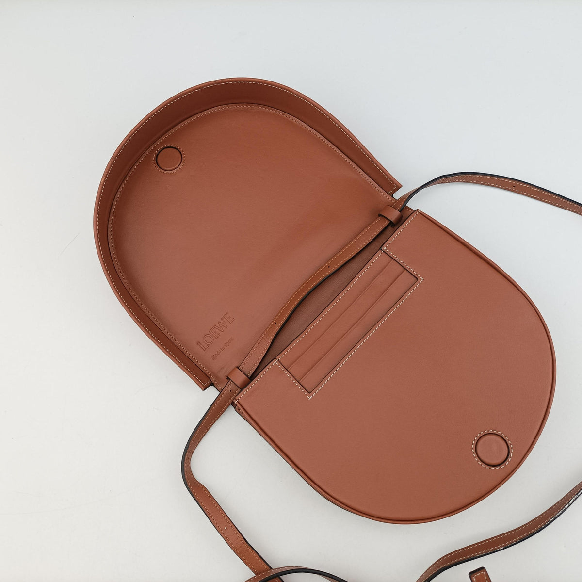 Heel Pouch Brown Leather 101939ヒールポーチ ブラウン レザー 101939