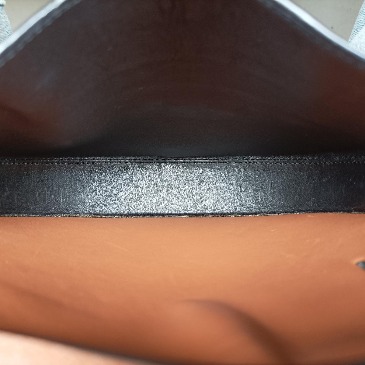 Heel Pouch Brown Leather 101939ヒールポーチ ブラウン レザー 101939