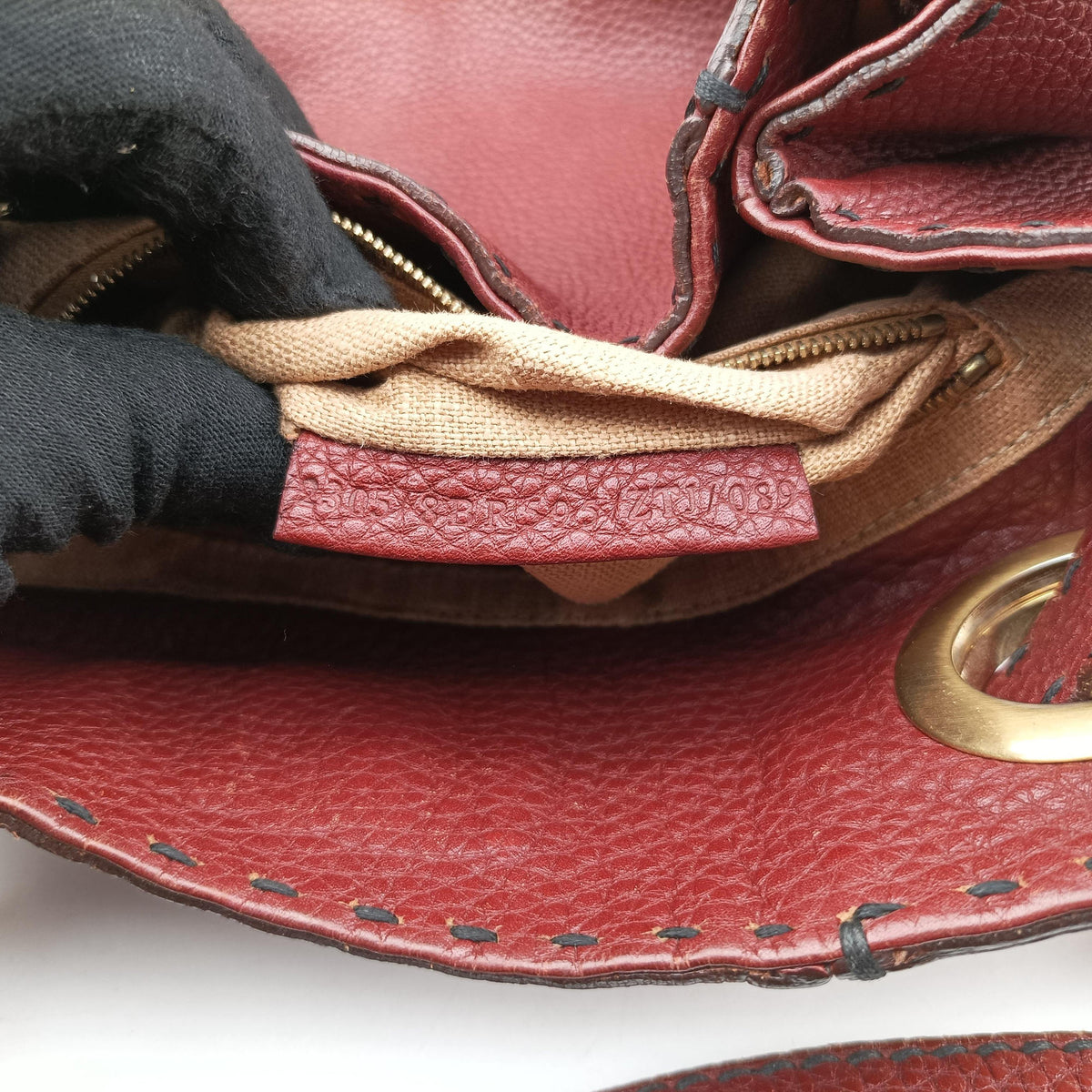 Selleria Pomodorino Red Leather 8BR595 2305/8BR595/ZTJ/089トマトサドルリー レッド レザー 8BR595 2305/8BR595/ZTJ/089