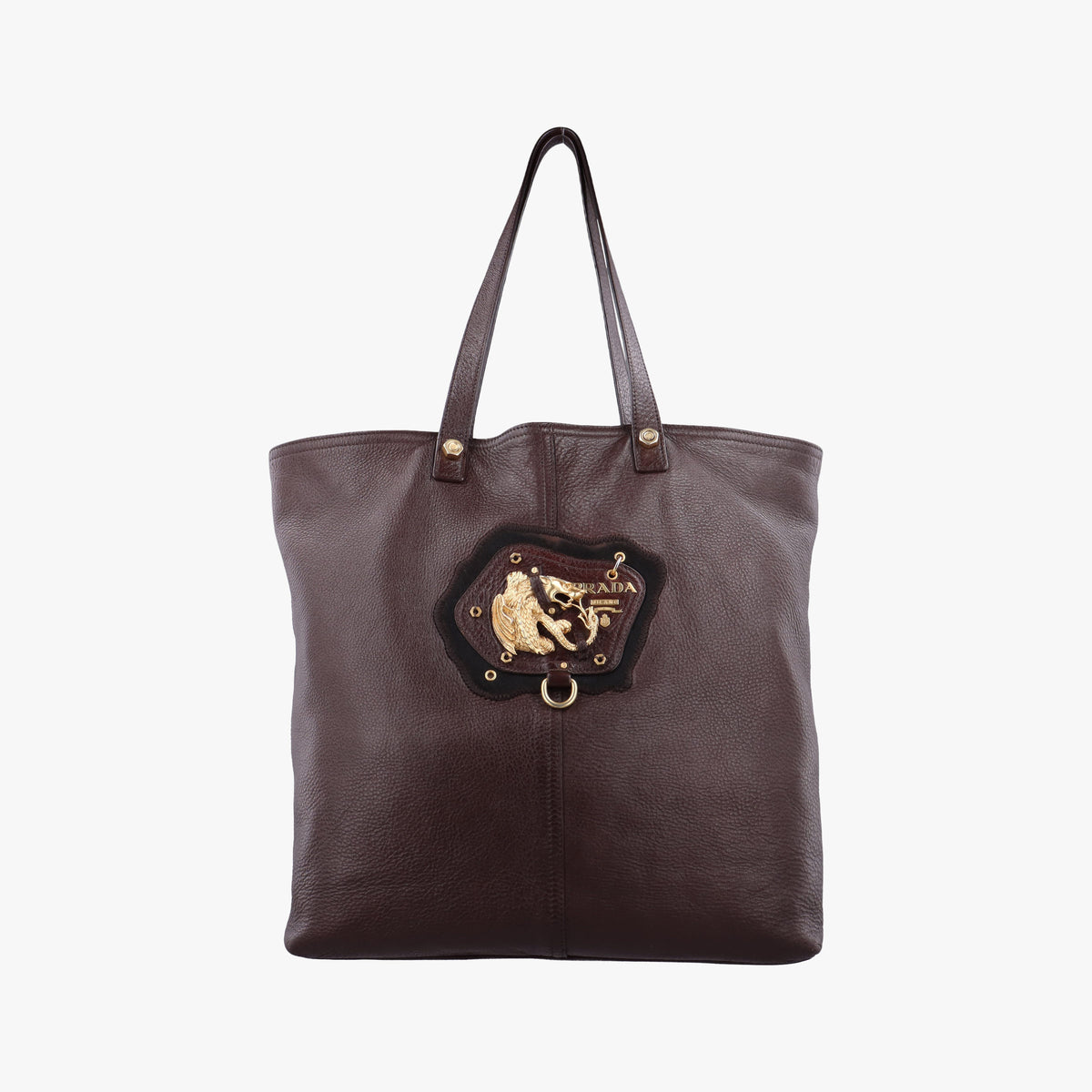 Signature Tote Brown Leather 7 シグネチャー トート ブラウン レザー 7