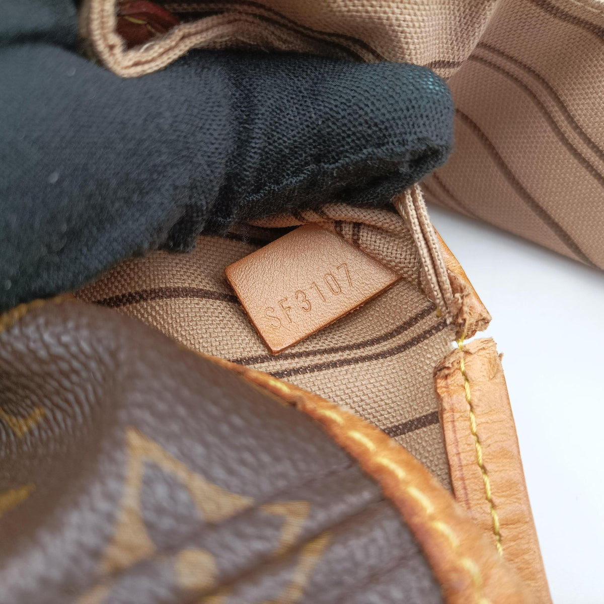 Neverfull MM brown×multicolor Monogram Canvas SF3107 IC ChipネヴァーフルMM モノグラム/ブラウン×マルチカラー モノグラムキャンバス SF3107 ICチップ
