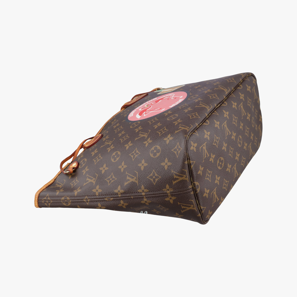 Neverfull MM brown×multicolor Monogram Canvas SF3107 IC ChipネヴァーフルMM モノグラム/ブラウン×マルチカラー モノグラムキャンバス SF3107 ICチップ