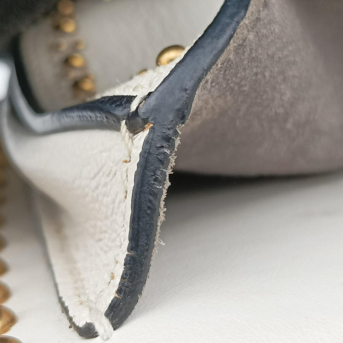 Miu Lady White Leather 37ミュウレディ ホワイト レザー 37