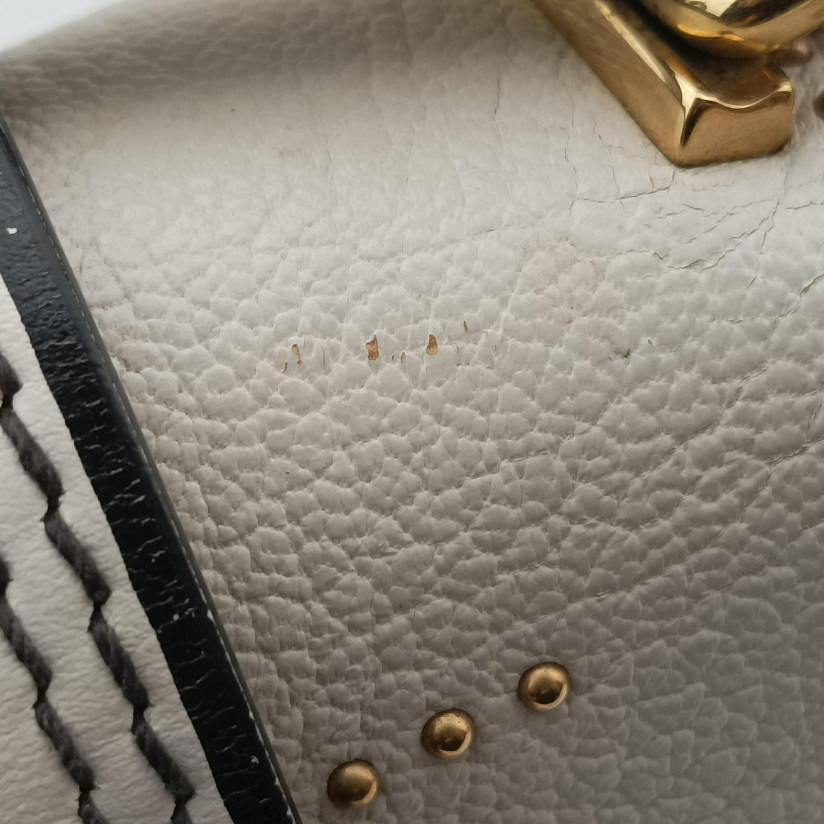 Miu Lady White Leather 37ミュウレディ ホワイト レザー 37