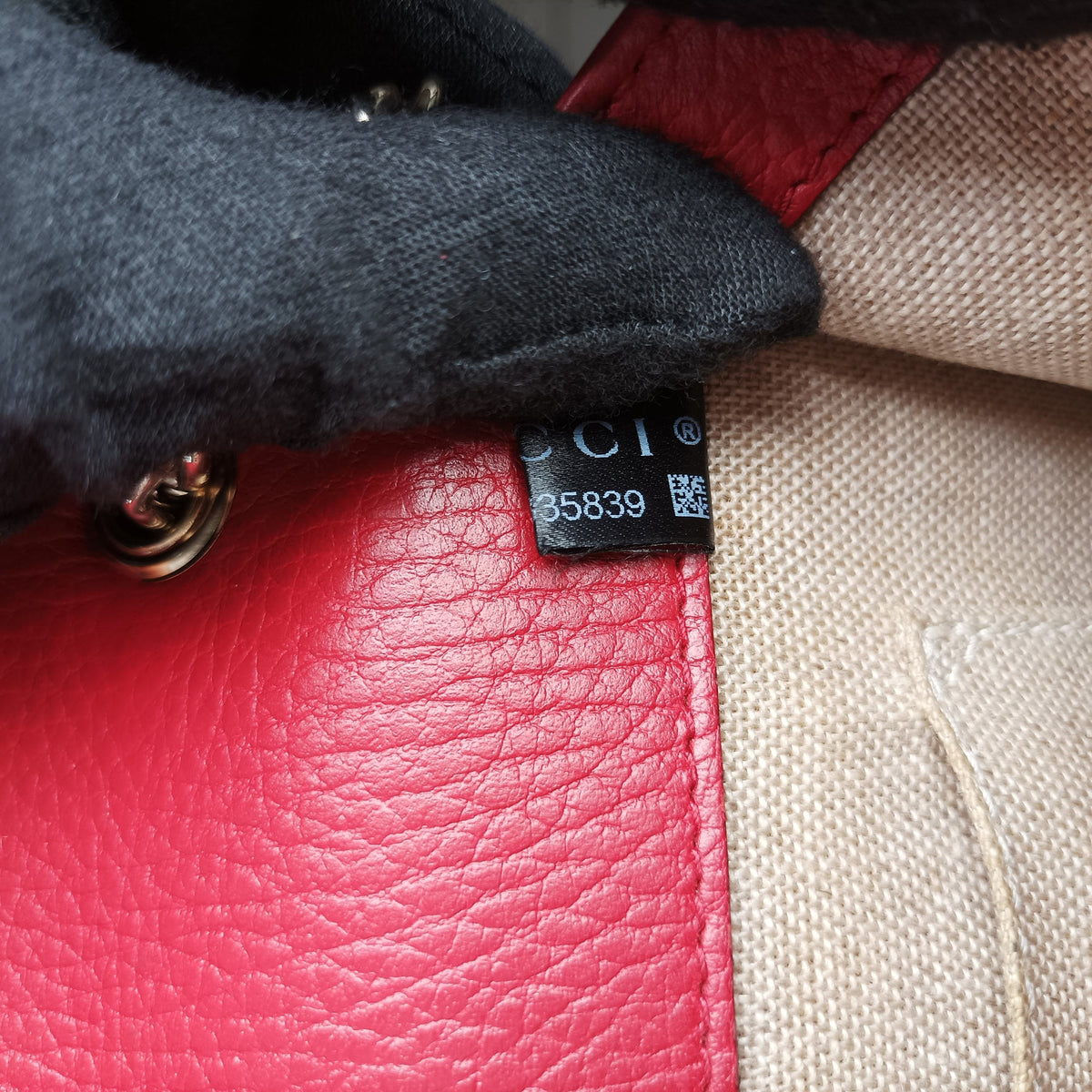 Interlocking G Red Leather 510304 B031335839インターロッキングG レッド レザー 510304 B031335839