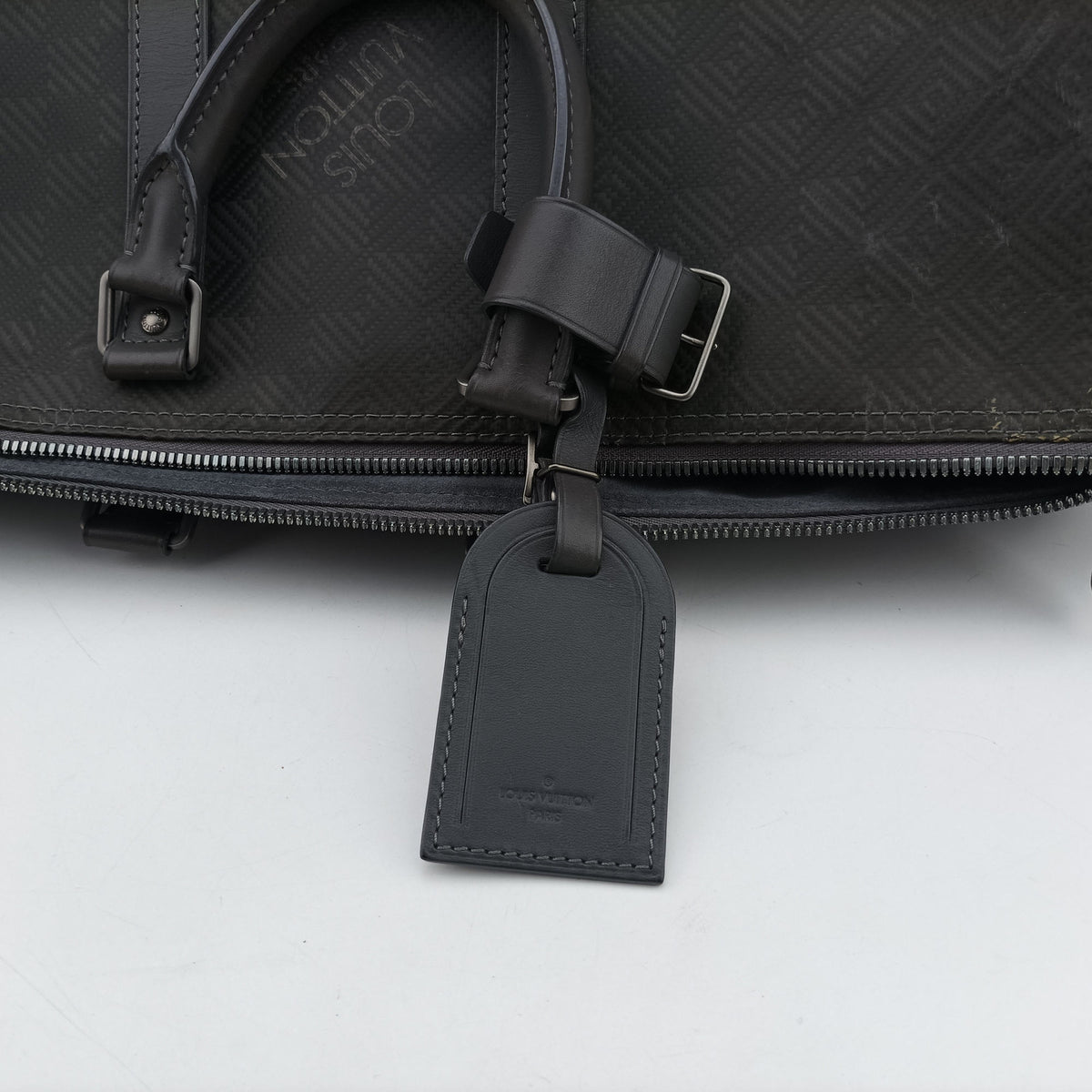 Keepall Bandouliere 45 Gray Damier Carbon N41323 Lot number unknownキーポルバンドリエール45 グレー ダミエカーボン N41323 製番不明