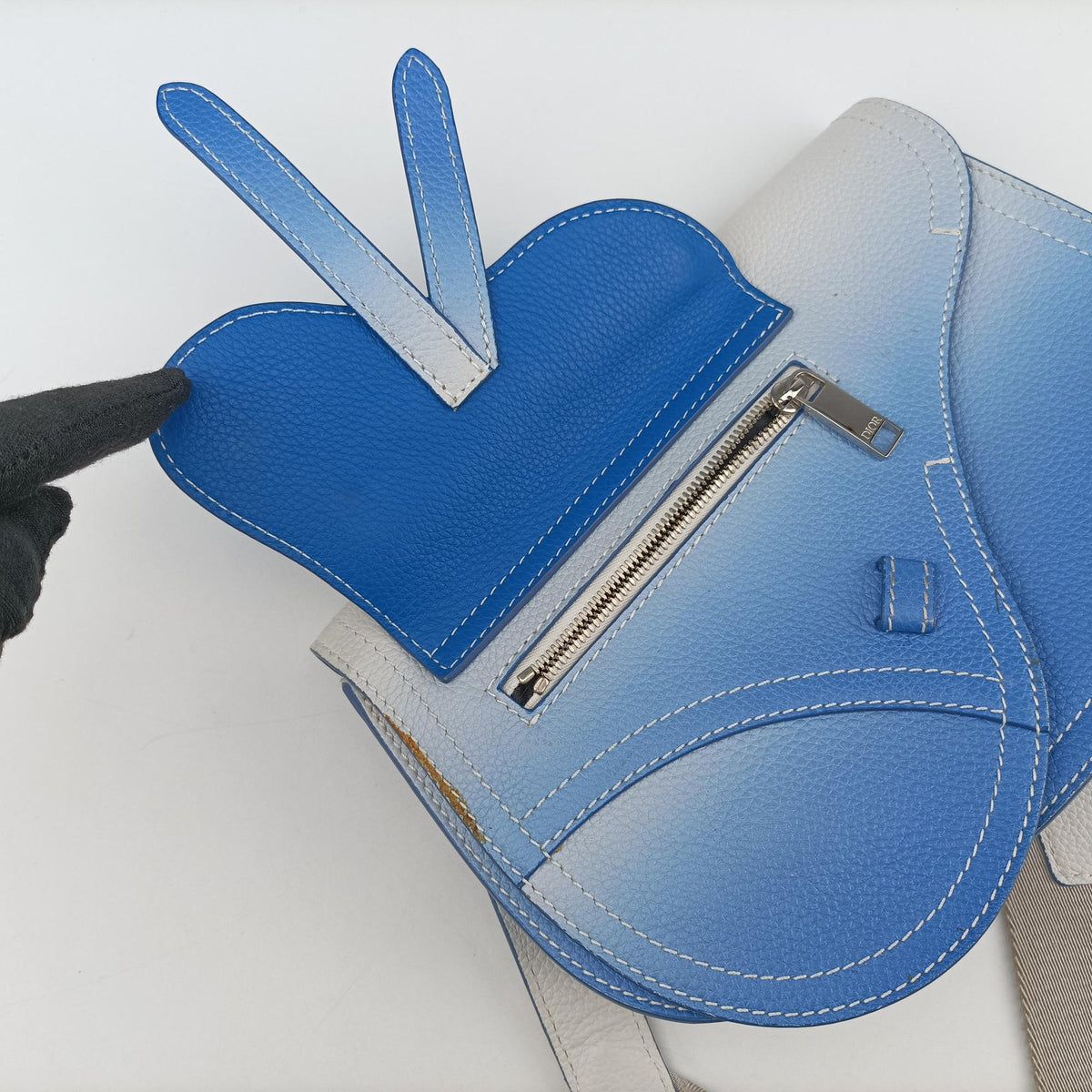 Saddle Blue × Gray leather 23-BO-1119サドル ブルー × グレー レザー 23-BO-1119