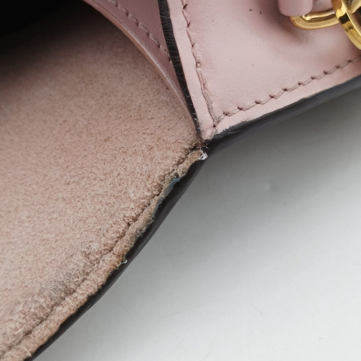 Portefeuille FLORE Chain brown×ROSE BALLERIN Monogram Canvas×calf leather M67405 SN4230ポルトフォイユ フロール チェーン モノグラム/ブラウン×ローズバレリーヌ モノグラムキャンバス×カーフレザー M67405 SN4230