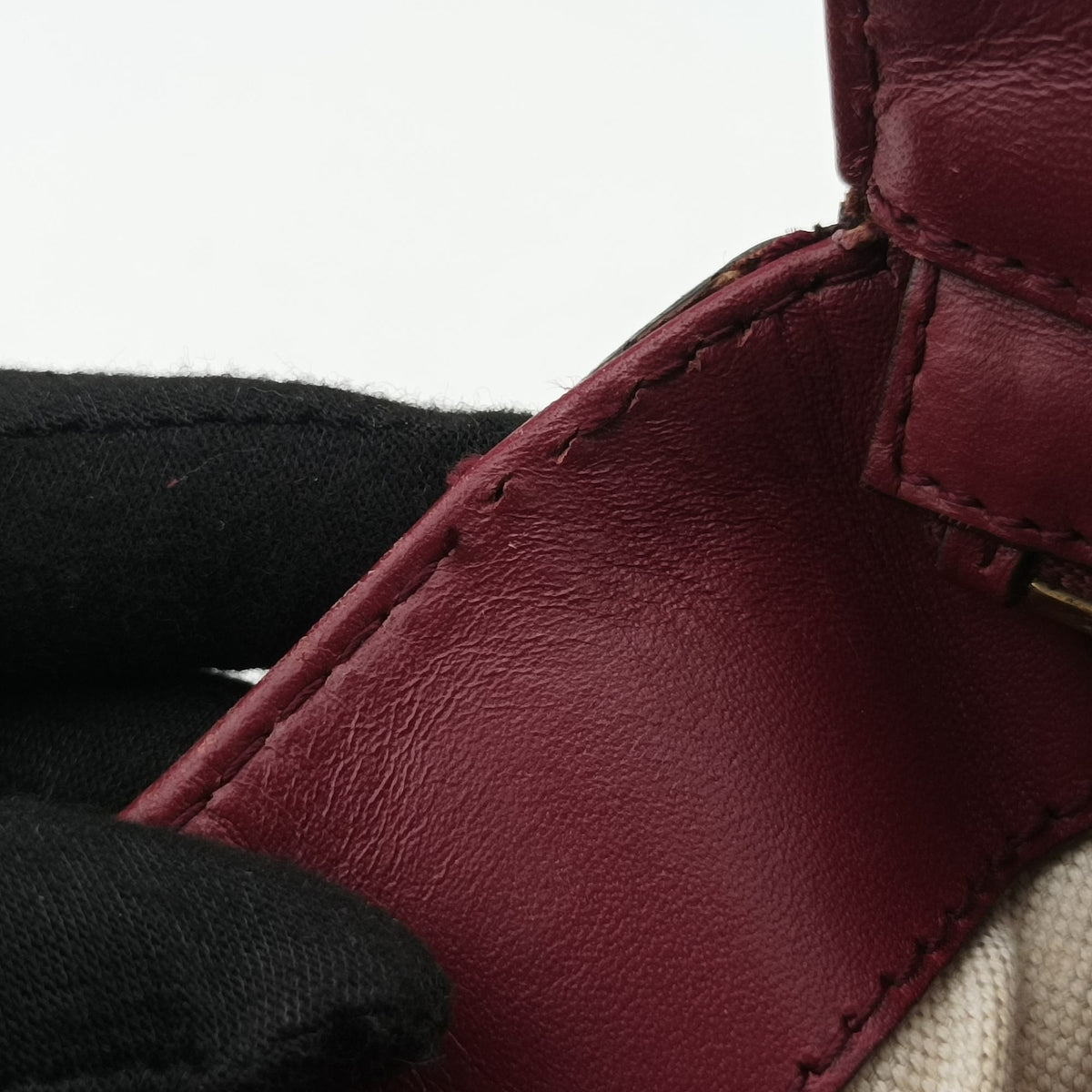 Guccissima Mayfair beige×rose red canvas×leather 257063 I9390936グッチシマ メイフェア ベージュ×ローズレッド キャンバス×レザー 257063 I9390936