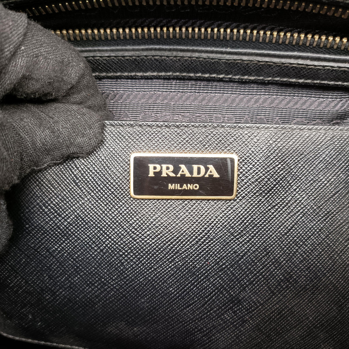 Galleria Black SAFFIANO Leather BN2274 7 V 158ガレリア ブラック サフィアーノレザー BN2274 7 V 158