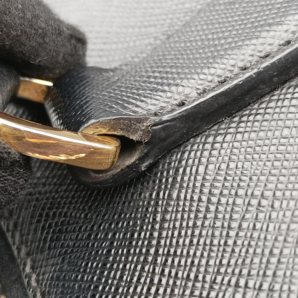 Galleria Black SAFFIANO Leather BN2274 7 V 158ガレリア ブラック サフィアーノレザー BN2274 7 V 158