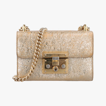 Padlock Golden PVC coated canvas 409487 H019254000パドロック ゴールド PVCコーティングキャンバス 409487 H019254000